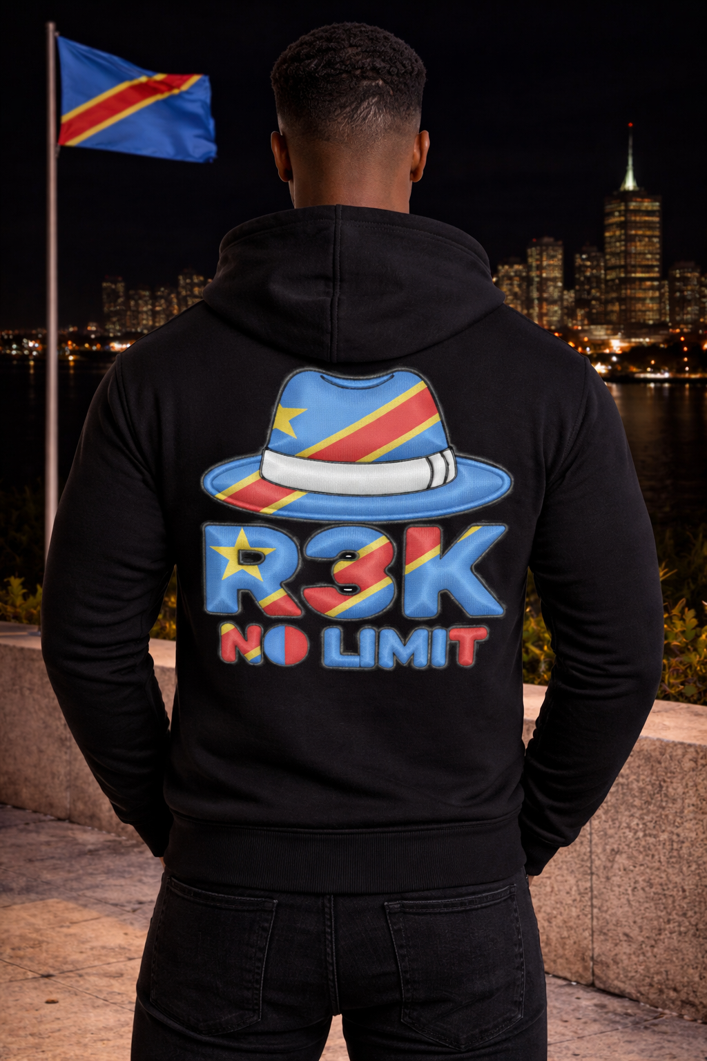Hoodie Congo Homme