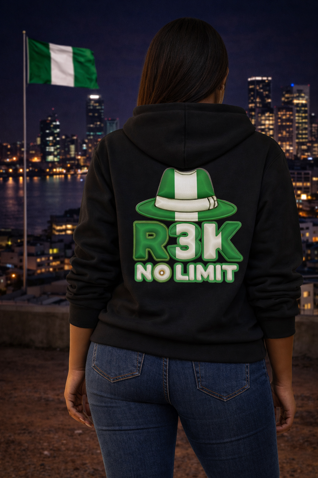 Hoodie Nigeria Femme