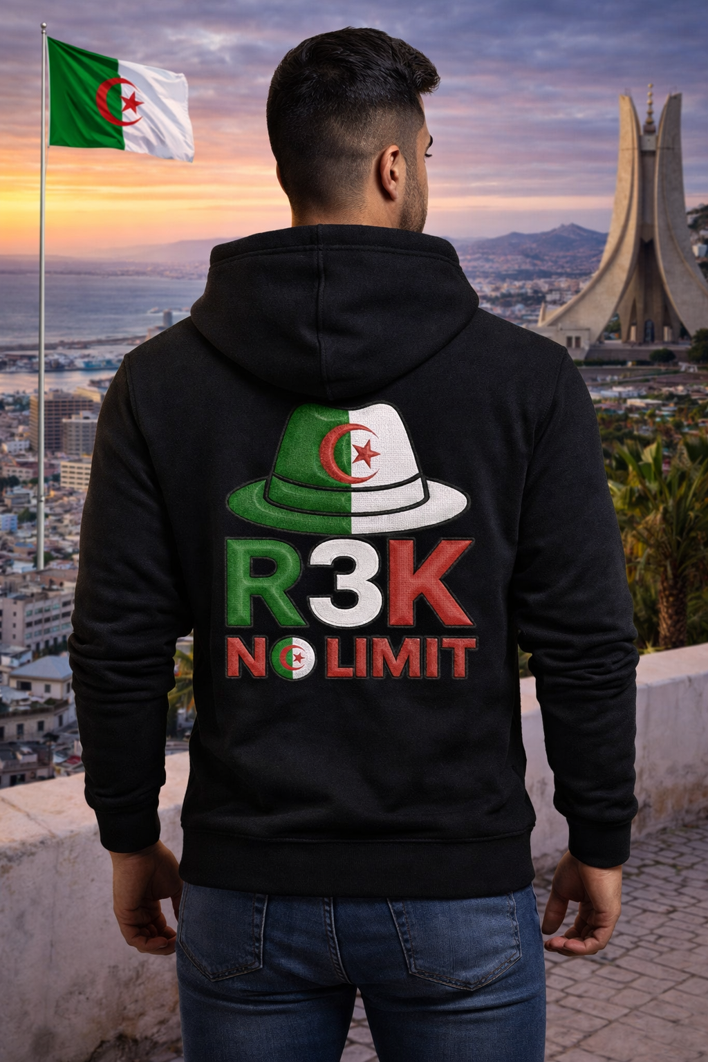 Hoodie Algérie Homme