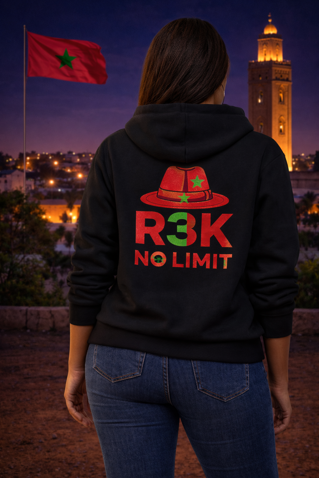 Hoodie Maroc Femme
