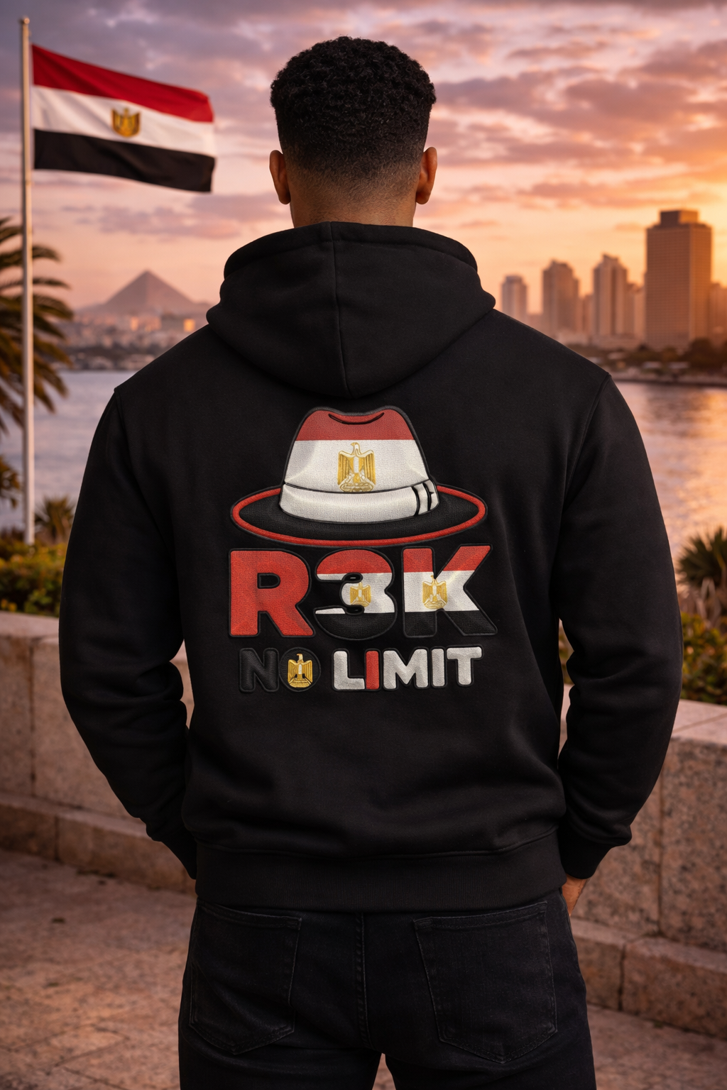 Hoodie Egypte Homme