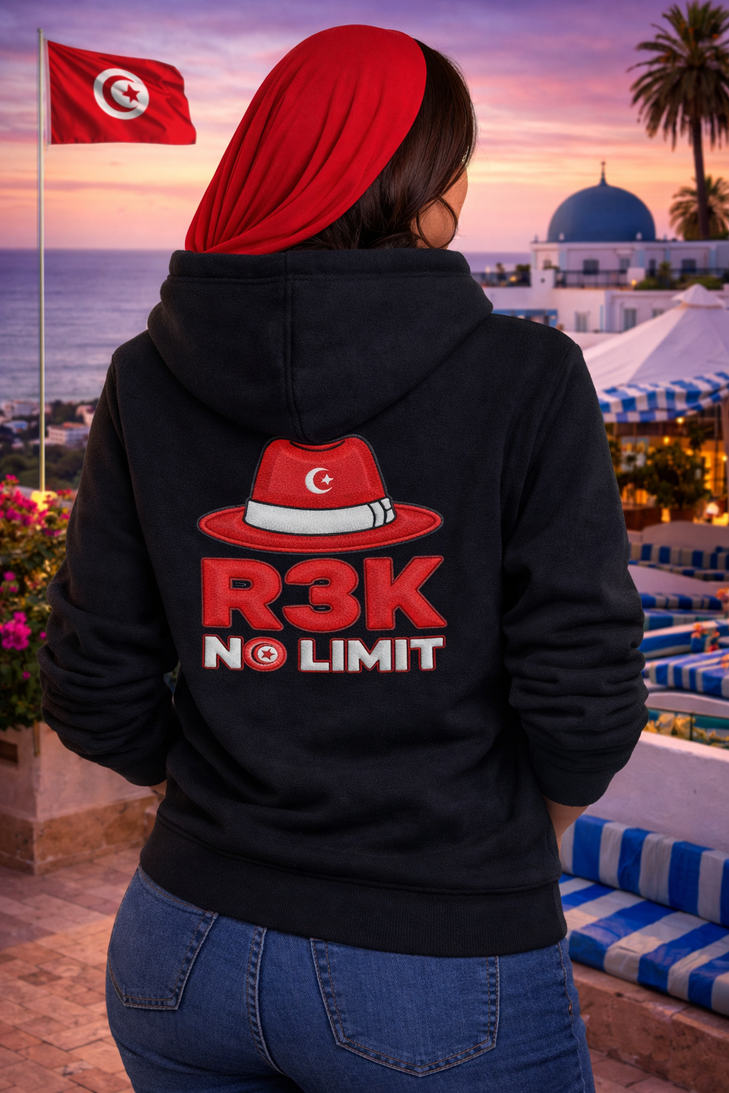 Hoodie Tunisie Femme