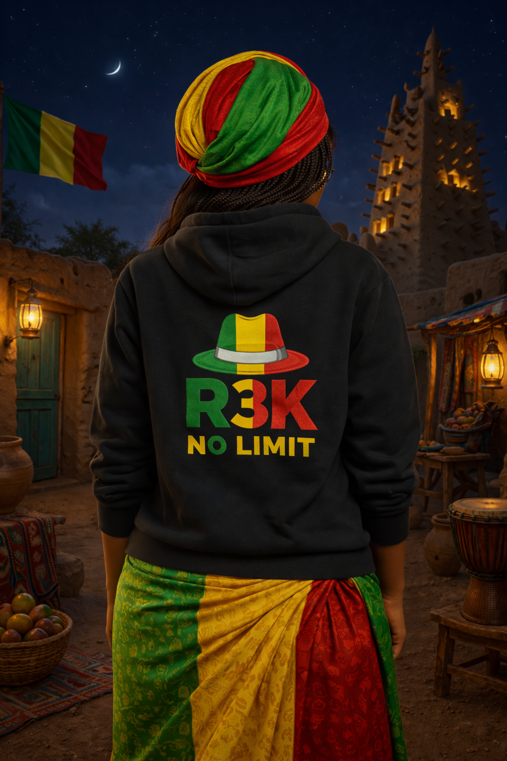 Hoodie Mali Femme
