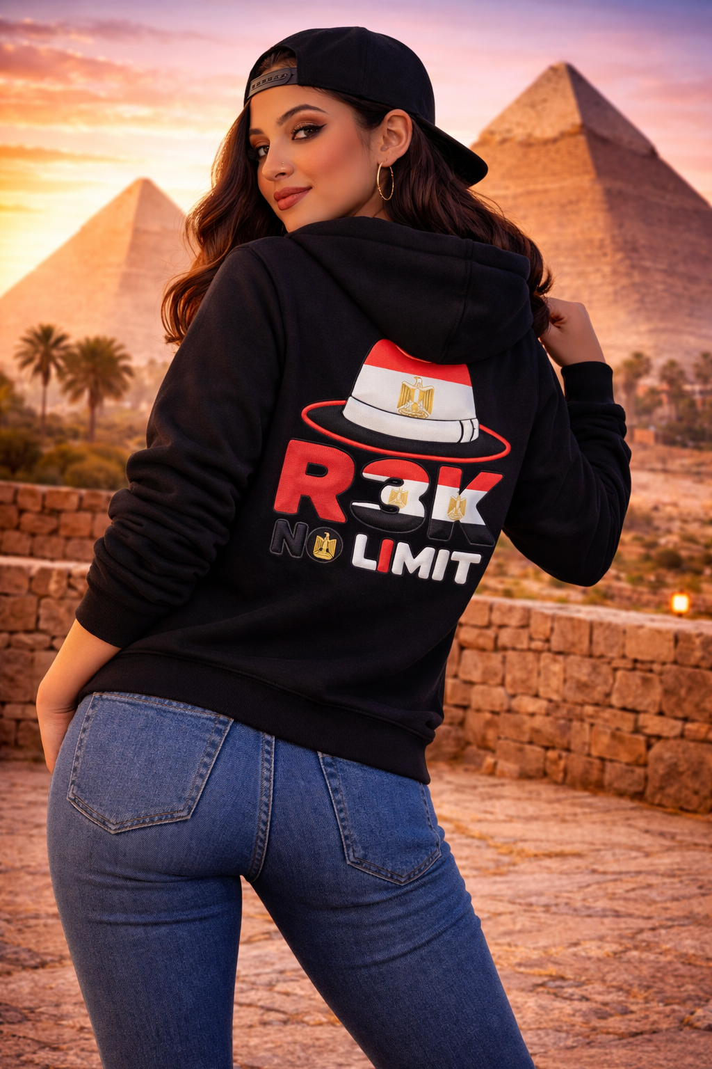 Hoodie Egypte Femme