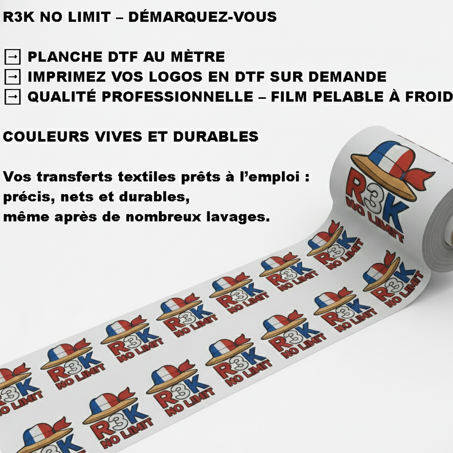 RÉALISER SA PLANCHE DTF