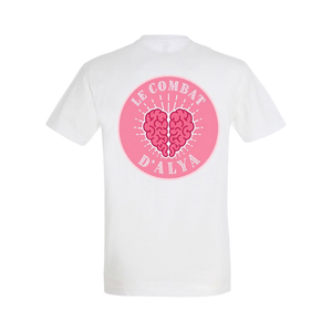 T-shirt enfant Le Combat d'Alya blanc - dos