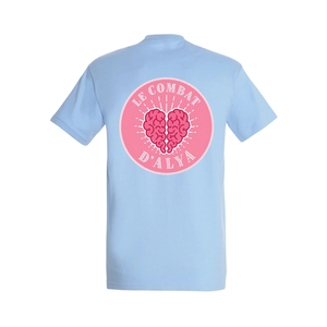 T-shirt enfant Le Combat d'Alya bleu ciel - dos