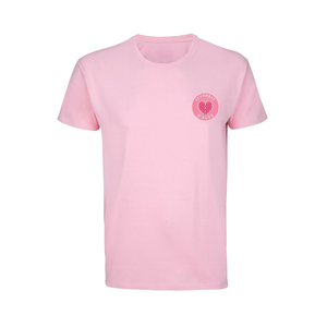 T-shirt enfant Le Combat d'Alya rose bonbon - devant