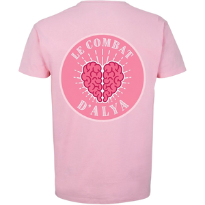 T-shirt Le Combat d'Alya rose bonbon - dos
