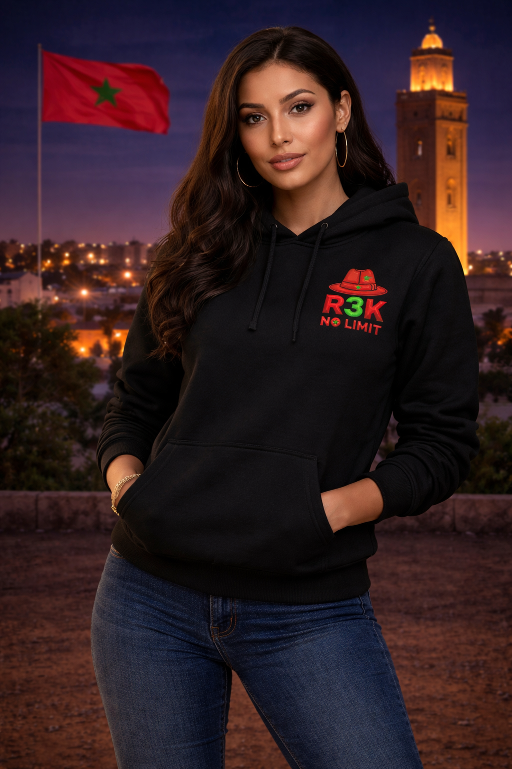 Hoodie Maroc Femme