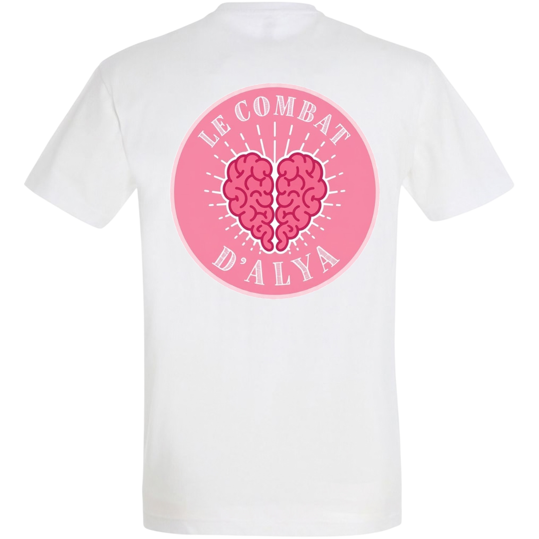 T-shirt Le Combat d'Alya blanc - dos
