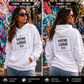 Sweat Femme Personnalisé DTF | Design Unique - R3K - vue 2