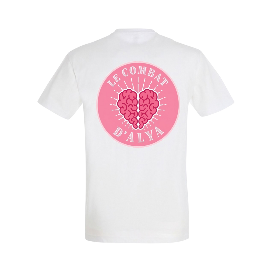 T-shirt enfant Le Combat d'Alya blanc - dos