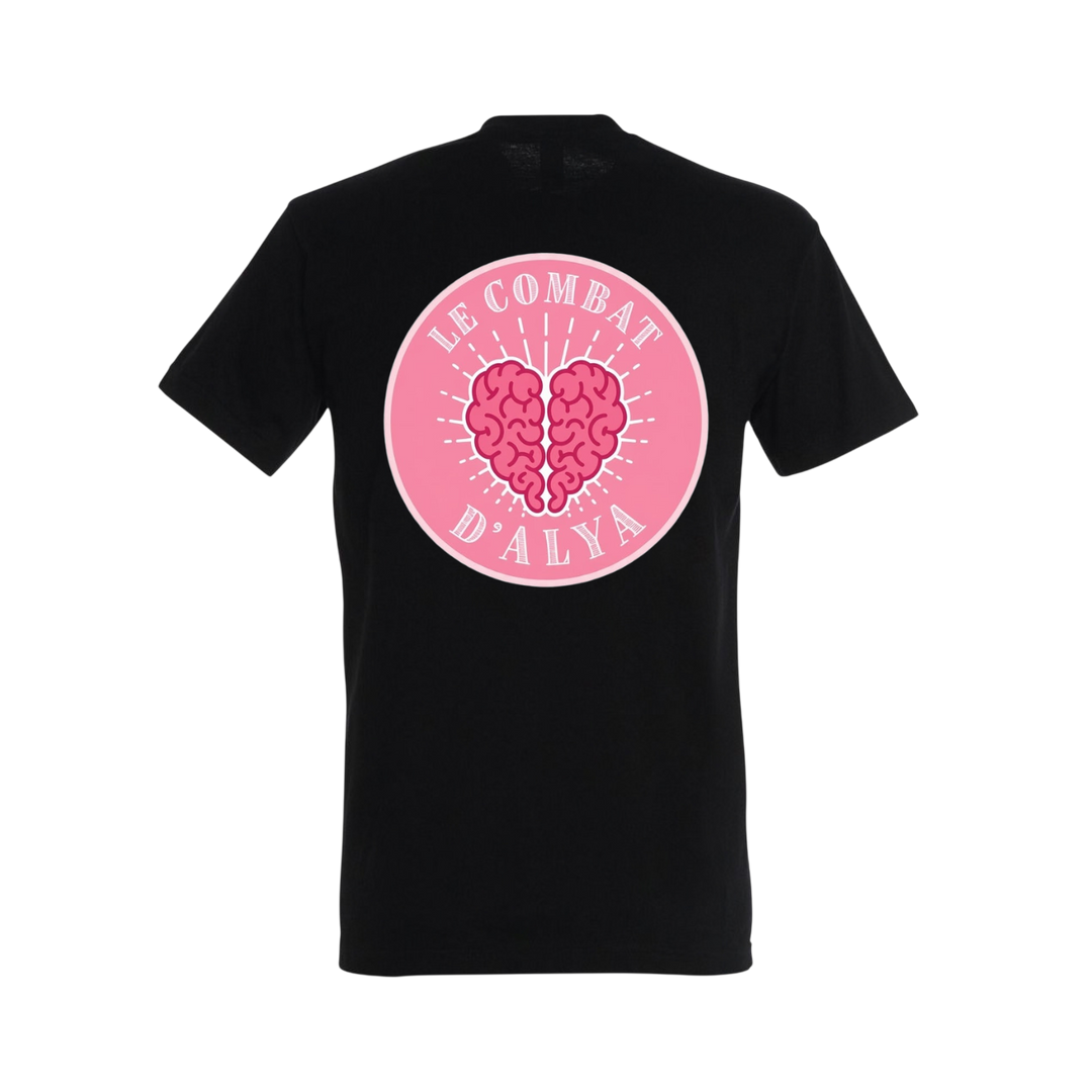 T-shirt enfant Le Combat d'Alya noir - dos