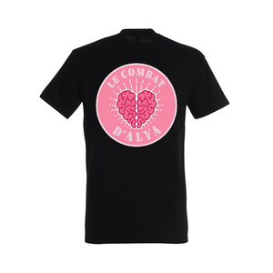 T-shirt enfant Le Combat d'Alya noir - dos
