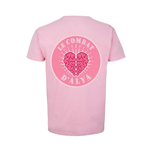 T-shirt enfant Le Combat d'Alya rose bonbon - dos