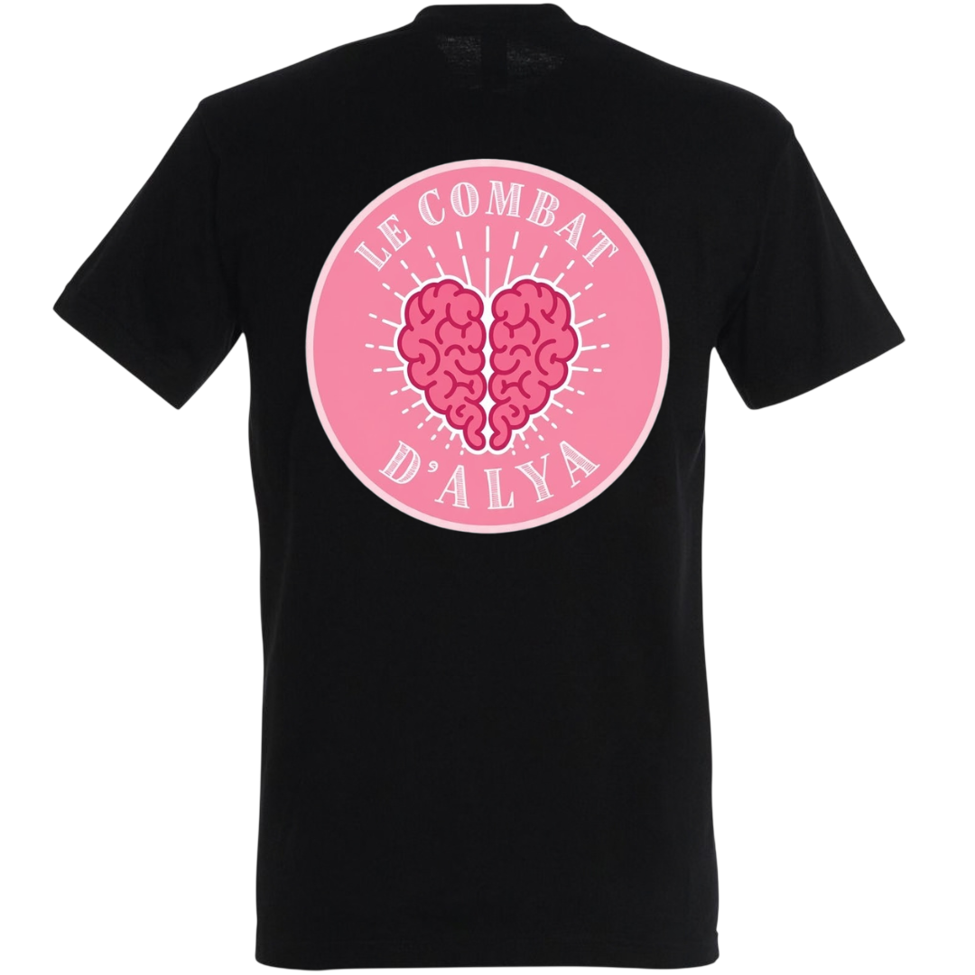 T-shirt Le Combat d'Alya noir - dos