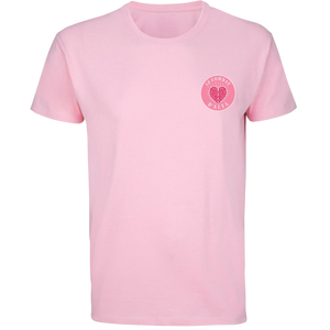 T-shirt Le Combat d'Alya rose bonbon - devant